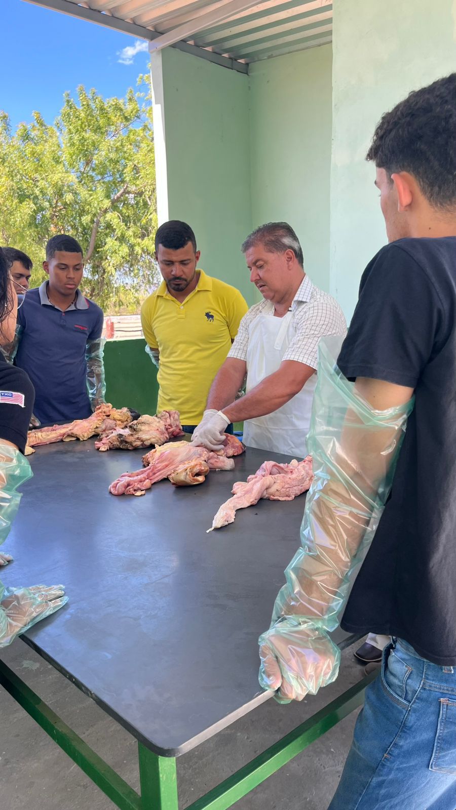 Turma do curso de inseminação artificial em bovinos em Guanambi